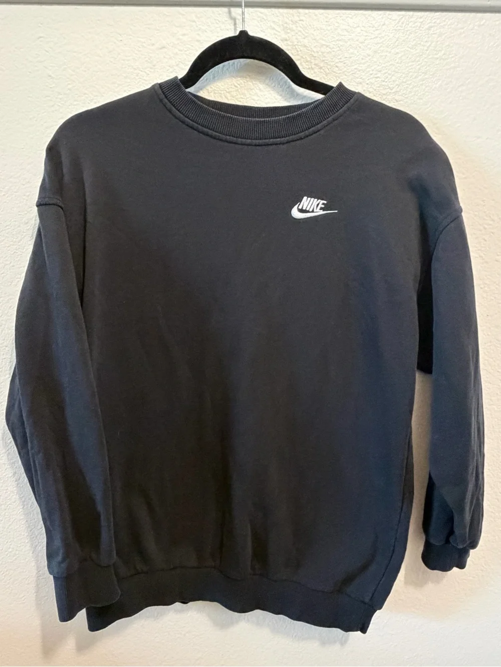 Nike kids Black Crewneck Sweatshirt